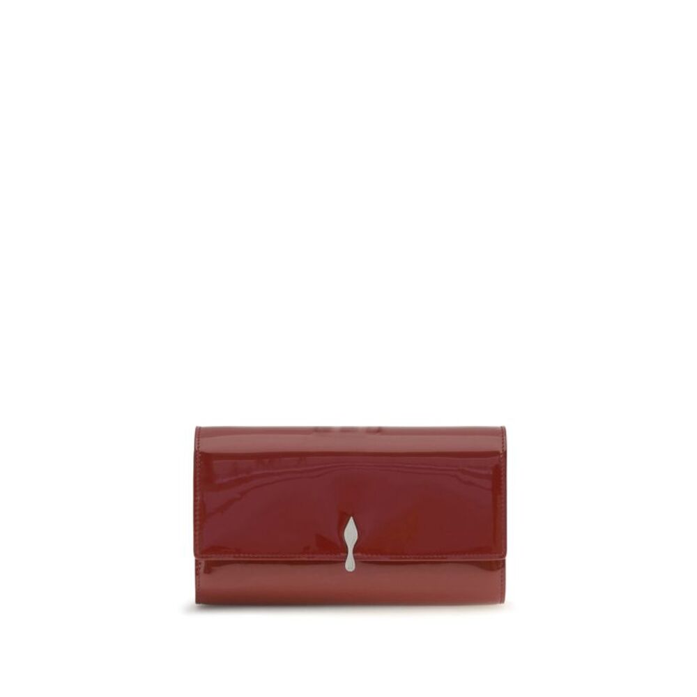 Christian Louboutin Women Bettina Patent Leather Chain Wallet